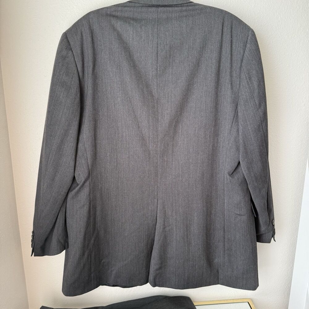 Burberry London 2-Piece Suit‎ 43L 36x40 Gray Pinstriped 100% Wool Made USA - Picture 16 of 16